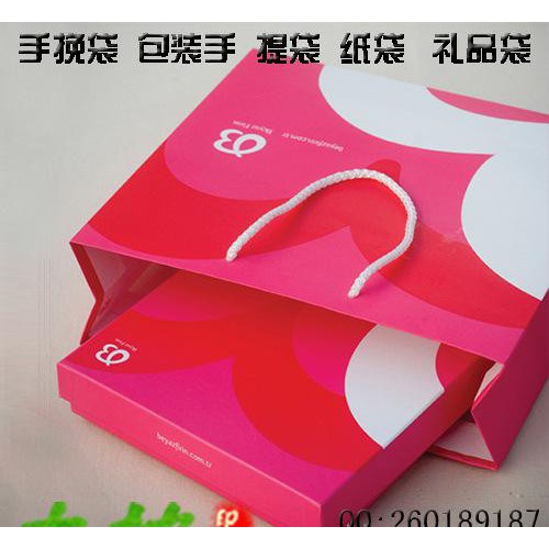 厂家定做 手提袋 牛皮纸袋 服装礼品袋 批发 免费设计 纸袋