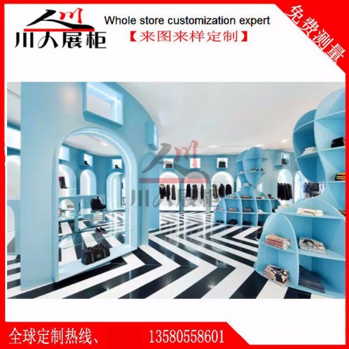 广州川人展柜设计有限公司 欧式服装展柜图5