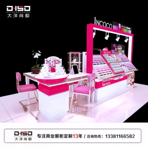 直销服装展柜陈列柜**化妆品展柜，商场展柜柜台定制，专卖店铺设计装修图4
