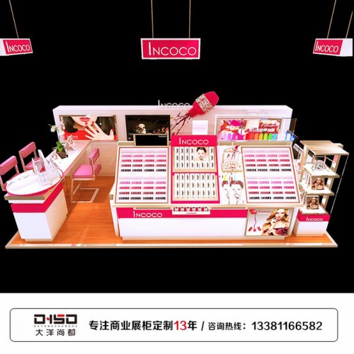 直销服装展柜陈列柜**化妆品展柜，商场展柜柜台定制，专卖店铺设计装修图7