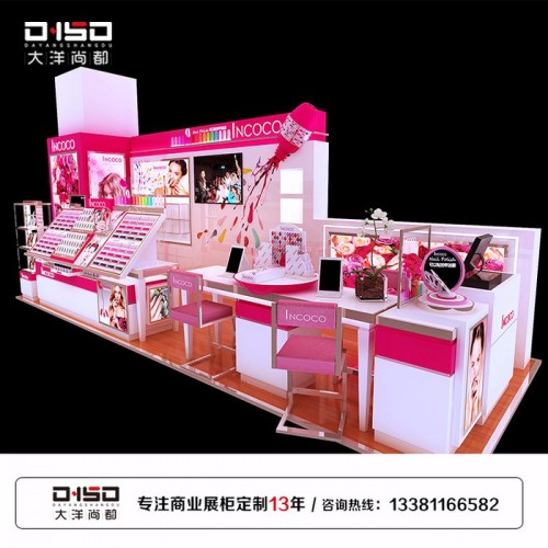 直销服装展柜陈列柜**化妆品展柜，商场展柜柜台定制，专卖店铺设计装修图2