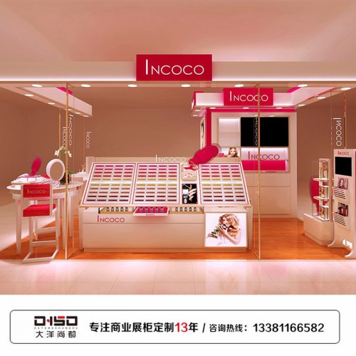 直销服装展柜陈列柜**化妆品展柜，商场展柜柜台定制，专卖店铺设计装修图5
