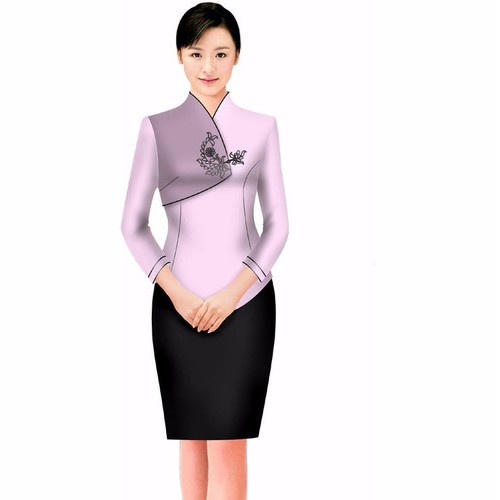 定做酒店工作服 员工制服快餐 服务员工衣甜品店员服装厂家设计图3