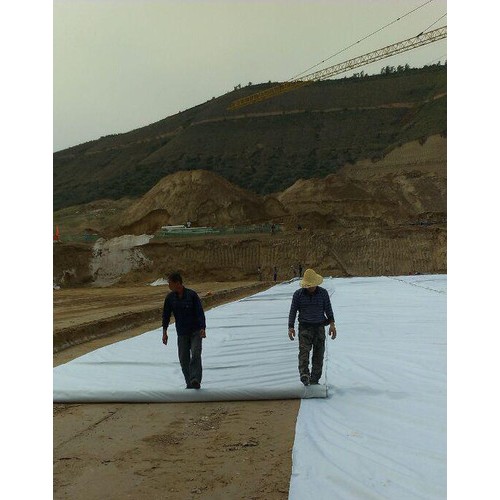 公路养护 6米宽无纺涤纶土工布买土工布送施工工具图2