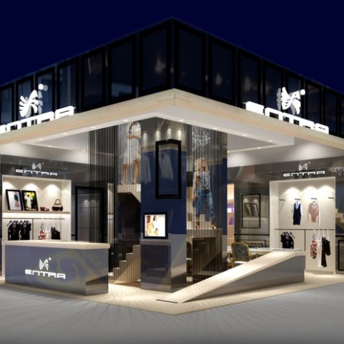 天津百星展柜厂 专业设计制作烤漆展柜 化妆品展柜 服装展柜 **展柜等图3