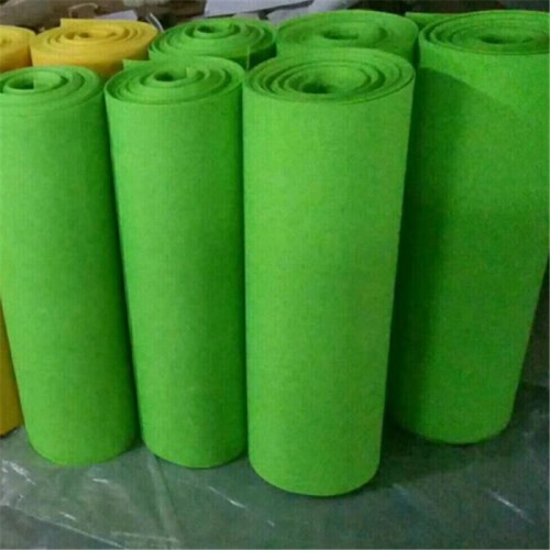 彩色针刺涤纶无纺布 细白羊毛毡 耐高温 超越毛毡制品图6