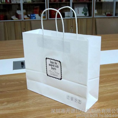 深圳宝安粘绳纸袋定做深圳手提纸袋印刷厂服装鞋帽包装手提纸袋批发可印LOGO手提纸袋设计打样收纳纸袋印刷图6