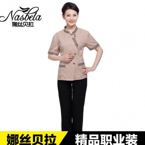 服装厂设计定做保洁服 物业保洁服 酒店保洁服 家政保洁服定做图1