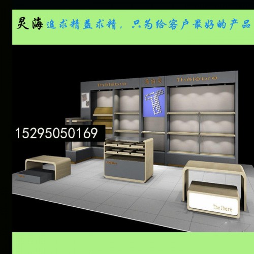 供应服装饰品展柜 箱包展柜设计制作 箱包展示架定制图2