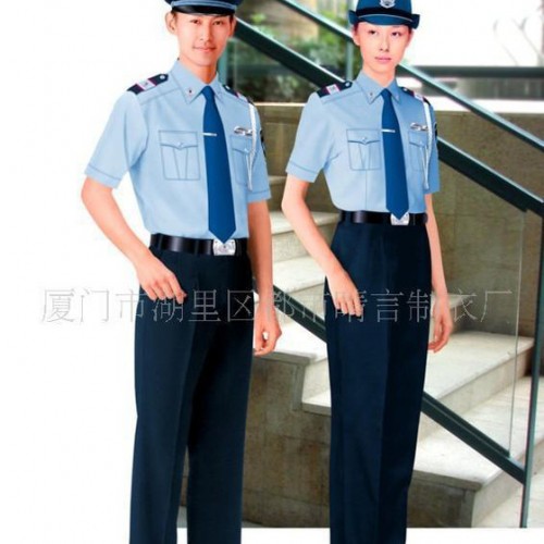 服装加工厂设计定做保安服 酒店保安制服 物业保安工作服定做图3