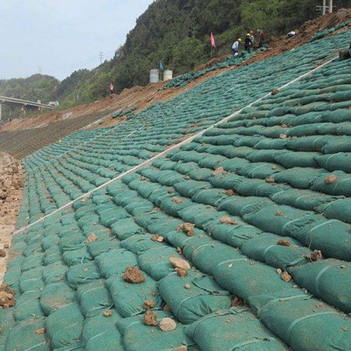 绿色护坡涤纶生态袋  河道园林绿化防汛土工袋    植生袋  价格合理图2