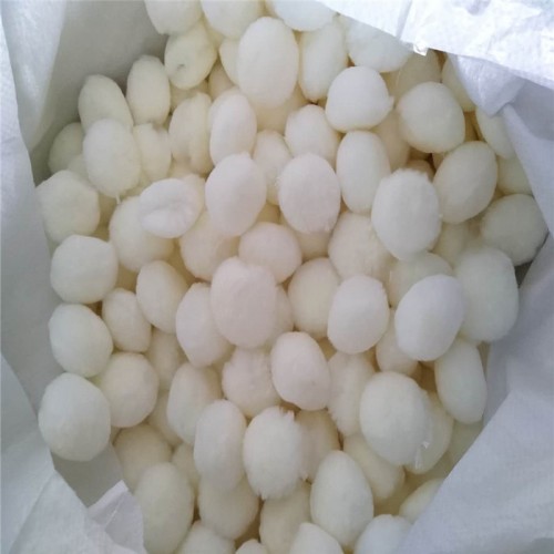 白色纤维球填料25mm30毫米改性纤维束填料涤纶丙纶白色球状水处理图2