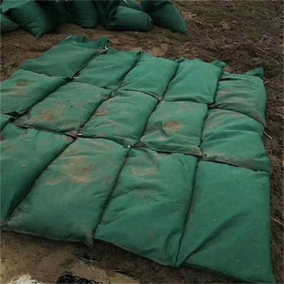 园林绿化护坡涤纶生态袋定制河道边坡防汛绿色生态袋