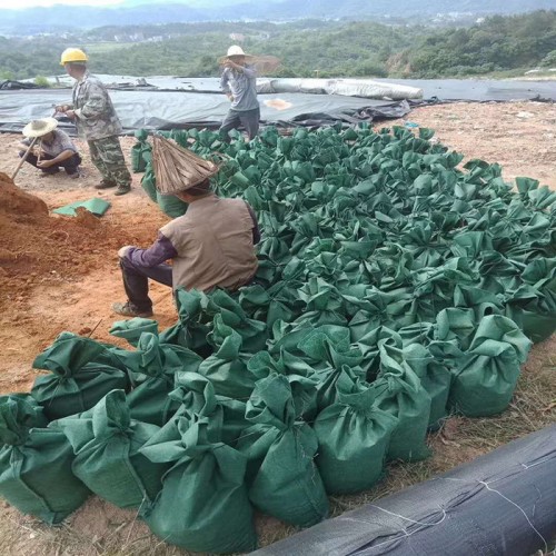 鑫宇 绿化河道护坡生态袋 绿色抗紫外线涤纶植生袋 生态袋图4