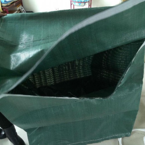 致辰编织布绿色  350g绿色土工石笼袋 涤纶土工石笼袋图2
