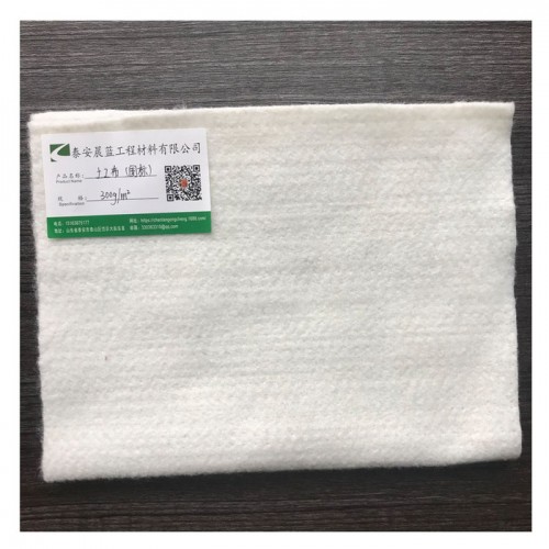 长丝短丝土工布 短纤涤纶丙纶土工布 白色黑色灰色绿色无纺土工布图5