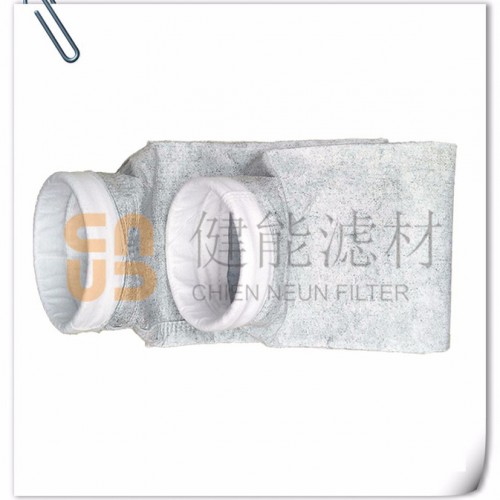 健能滤材 防静电布袋 混合布袋 除尘布袋涤纶针刺毡集成布袋 ** 滤布袋 除尘布袋 常温高温针刺毡除尘布袋 除尘袋图8