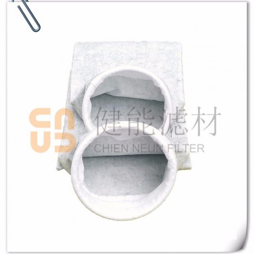 健能滤材 防静电布袋 混合布袋 除尘布袋涤纶针刺毡集成布袋 ** 滤布袋 除尘布袋 常温高温针刺毡除尘布袋 除尘袋
