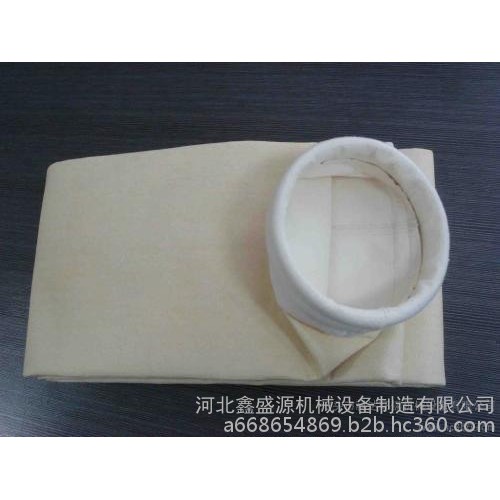 河北鑫盛源133mm*2550mm 除尘布袋厂家批发涤纶针刺毡布袋水泥厂粉尘布袋过滤袋图2