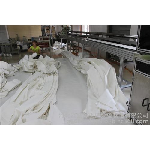 河北鑫盛源133mm*2550mm 除尘布袋厂家批发涤纶针刺毡布袋水泥厂粉尘布袋过滤袋图4