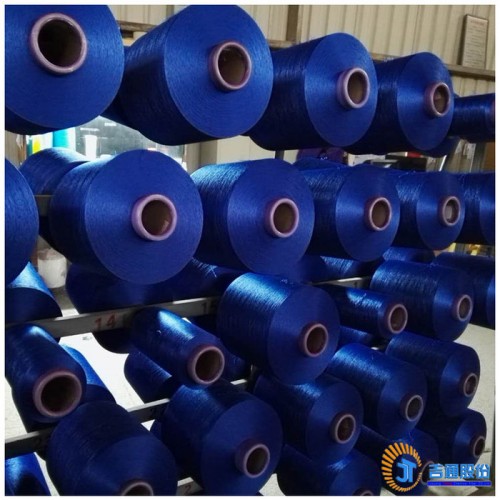 吉通 蓝色涤纶丝飞织鞋面专用涤纶丝 150D图7