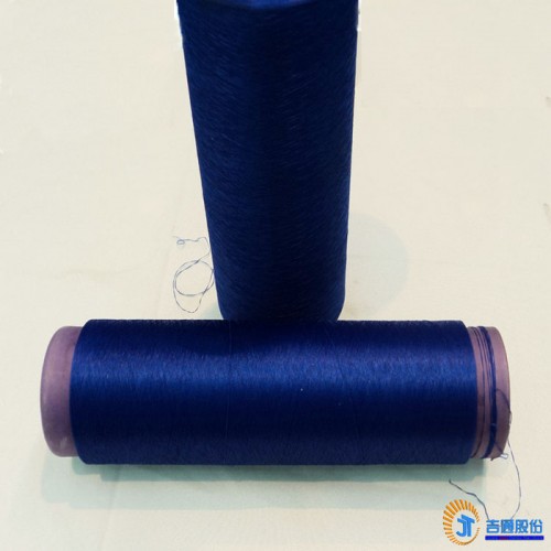 吉通 蓝色涤纶丝飞织鞋面专用涤纶丝 150D图3