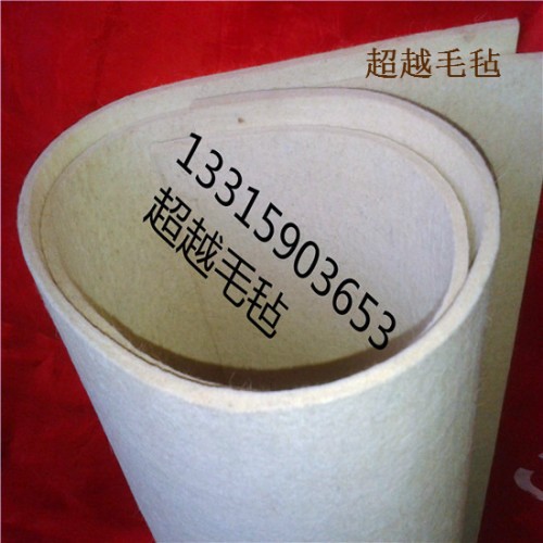 供应180-6000Ｇ超越毛毡布 针刺涤纶毡 加厚高密度工业用布  针刺无纺布PP餐垫 无纺布袋 防寒毛毡 机械毛毡图3