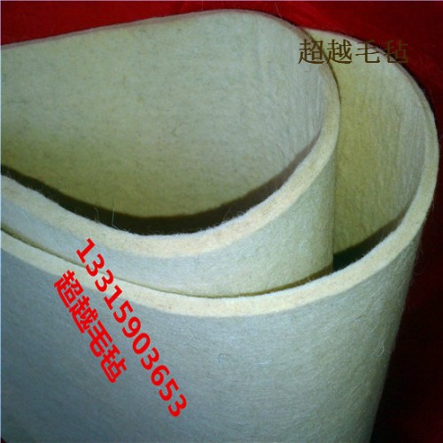 供应180-6000Ｇ超越毛毡布 针刺涤纶毡 加厚高密度工业用布  针刺无纺布PP餐垫 无纺布袋 防寒毛毡 机械毛毡图4