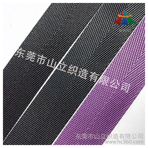 山立包边带5分6分7分1寸黑色现货供应 丙纶织带 尼龙包边带 涤纶PP丙纶平口人字纹薄包边织带图4