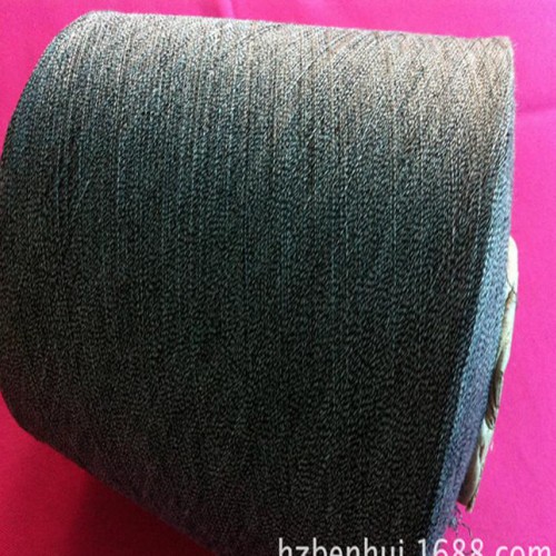 荐 高品质涤纶赛络纺 白黑纯涤纶纱 黑白AB 涤纶AB T3图2