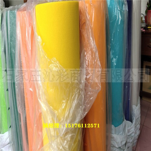 供应pet聚酯针刺无纺布 化纤毛毡布polyester felt 彩色涤纶戟绒布 黑色白色不织布图4
