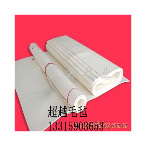 供应澳毛毡 细白加厚松软毛毡，防碎定形毛毡保暧毡，工业用粗毛毛毡 耐高温毛毡 过滤毛毡 防高温毛毡 针刺涤纶无纺布图1