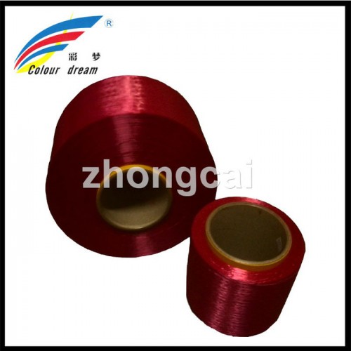 彩梦 涤纶POY 纯涤纶色丝,涤纶POY125D-1000D,涤纶长丝 400色可选 可定纺图2