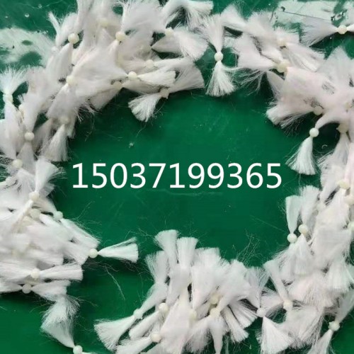 贵州彗星式纤维滤料除油除磷-D型滤池滤料863滤料-涤纶丝彗星滤料除氨氮-863纤维填料批发零售图2