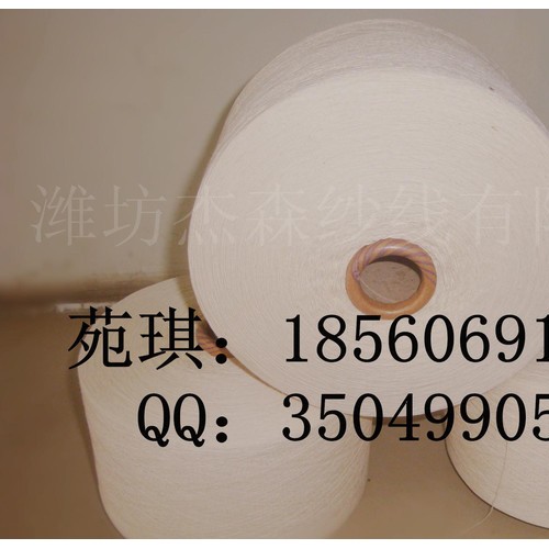 新上**环锭纺涤纶纱5支 涤纶粗支纱 T5s图3