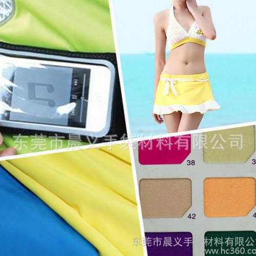 涤纶  莱卡布 拉架布现货颜色图1