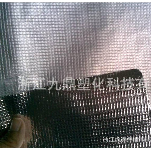 防火铝箔高强度涤纶丝布 阻燃涤纶丝 阻燃铝箔布图1