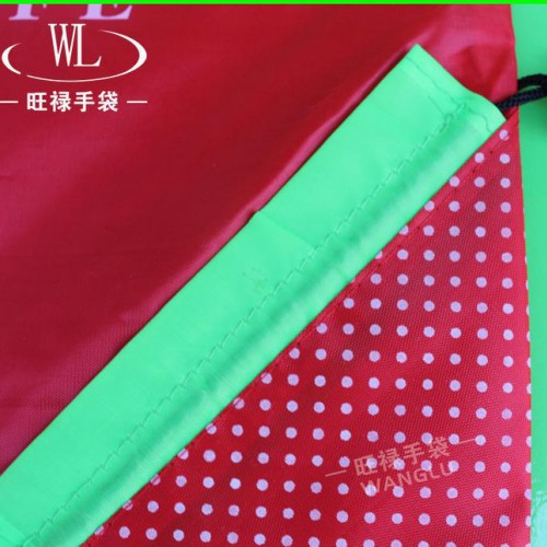 专业生产环保可折叠涤纶草莓购物袋 广告涤纶收纳草莓袋订做图3