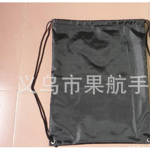 涤纶双肩背带式环保缩口袋图1