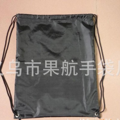 涤纶双肩背带式环保缩口袋