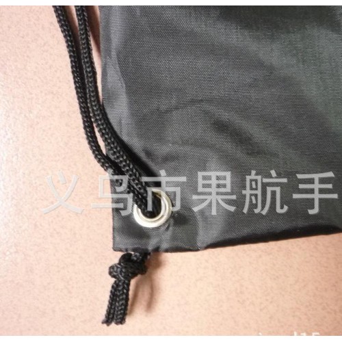 涤纶双肩背带式环保缩口袋图2
