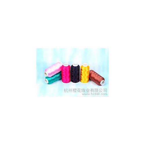 供应樱花牌涤纶绣花线图2