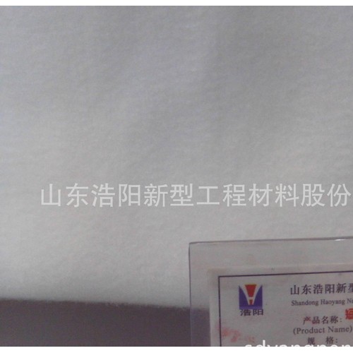 新款 多种颜色浩阳出口美标115克PET涤纶土工布出口图2