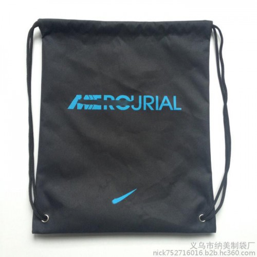 定制运动装备店收纳鞋袋 涤纶双肩抽绳足球鞋袋 可加印logo 涤纶束口袋图4