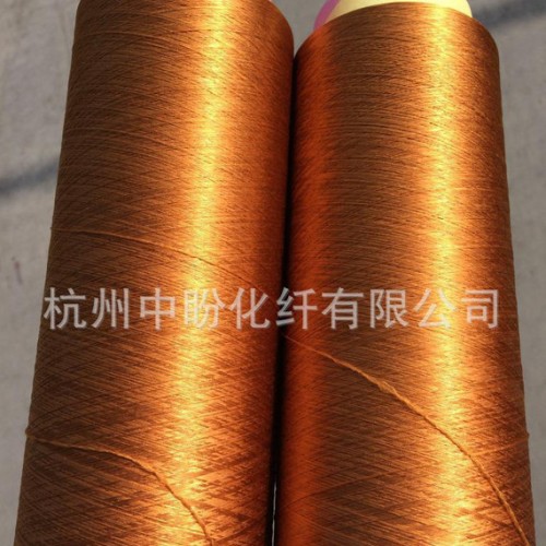 专业生产涤纶DTY 100D/144F  AA级特黑色大有光图2