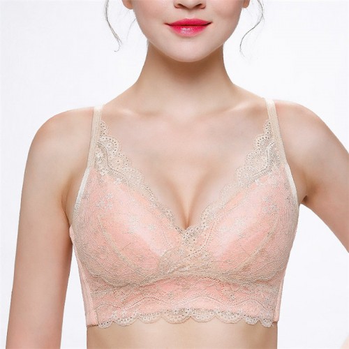 ** 蕾丝交叉款孕妇内衣 纯棉BCD薄杯直扳无钢圈哺乳文胸图5