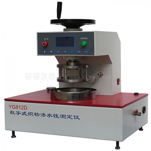 【研硕仪器】 YG825H高压伺服渗水测定仪，防水处理各种织物，帆布、涂层布，帐篷布、苫布，防雨服装布、纺织试验检测仪器图1