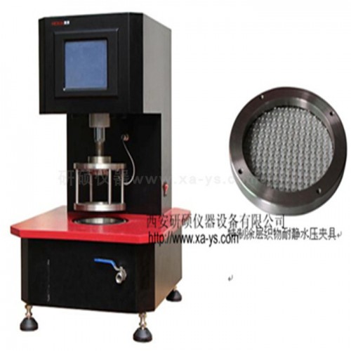 【研硕仪器】 YG825H高压伺服渗水测定仪，防水处理各种织物，帆布、涂层布，帐篷布、苫布，防雨服装布、纺织试验检测仪器图5