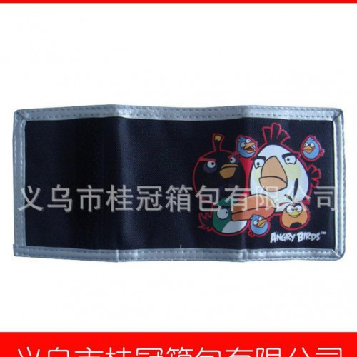 直销时尚魔术贴钱包  儿童外贸手机款式  涤纶钱包图1
