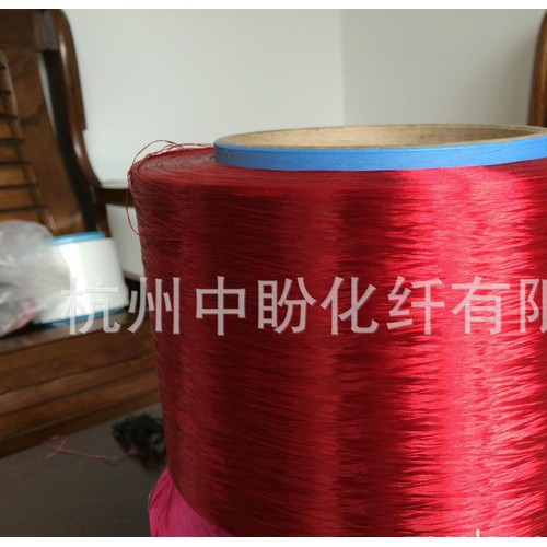 专业生产  大有光 异形 300D/96F 酒红色 涤纶长丝图2